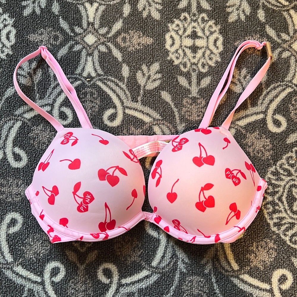 PINK Cherry Push-up Bra
